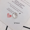 Wholesale Jewelry Accessories Transparent Glass And Plastic Resin Irregular Shaped Environmental Protection Patch Material