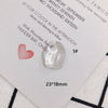 Wholesale Jewelry Accessories Transparent Glass And Plastic Resin Irregular Shaped Environmental Protection Patch Material
