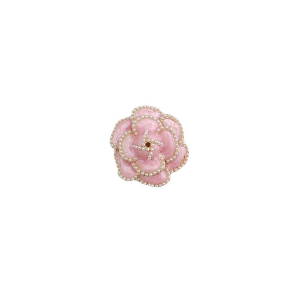 Wholesale Jewelry Accessories Zinc Alloy Handmade Diamond Pearl Flower Phone Case Accessories