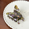 Wholesale Jewelry Acetic Acid Diamondencrusted Butterfly Hair Clip Women's Hair Accessories