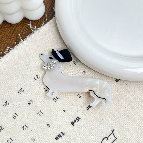 Wholesale Jewelry Acetic Acid Handmade Princess Animals Style Hairpin For Women