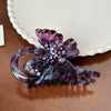 Wholesale Jewelry Acetic Acid Material Diamondencrusted Butterfly Hair Gripper Highend Women's Hair Accessory