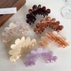 Wholesale Jewelry Acetic Acid Petal Geometric Large Grab Clip For Women