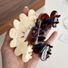 Wholesale Jewelry Acetic Acid Petal Geometric Large Grab Clip For Women