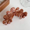 Wholesale Jewelry Acetic Acid Petal Geometric Large Grab Clip For Women