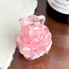 Wholesale Jewelry Acetic Acid Threedimensional Rose Flower Hair Shark Clip For Women Highend Style