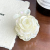 Wholesale Jewelry Acetic Acid Threedimensional Rose Flower Hair Shark Clip For Women Highend Style