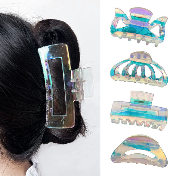 Wholesale Jewelry Acrylic Fashion Handmade Mermaid Shark Clip Hair Accessories For Women