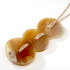 Wholesale Jewelry Acrylic Pendant Cowhide Rope Necklace Geometric Style Electroplated