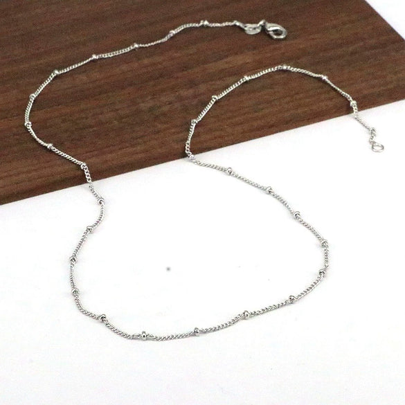 Wholesale Jewelry Alloy And Copper Pendant With Geometric Pattern And Electroplating Treatment On Bead Chain For Unisex