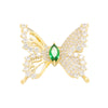 Wholesale Jewelry Alloy Animal Butterfly Brooch Electroplated For Women