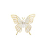 Wholesale Jewelry Alloy Animal Butterfly Brooch Electroplated For Women