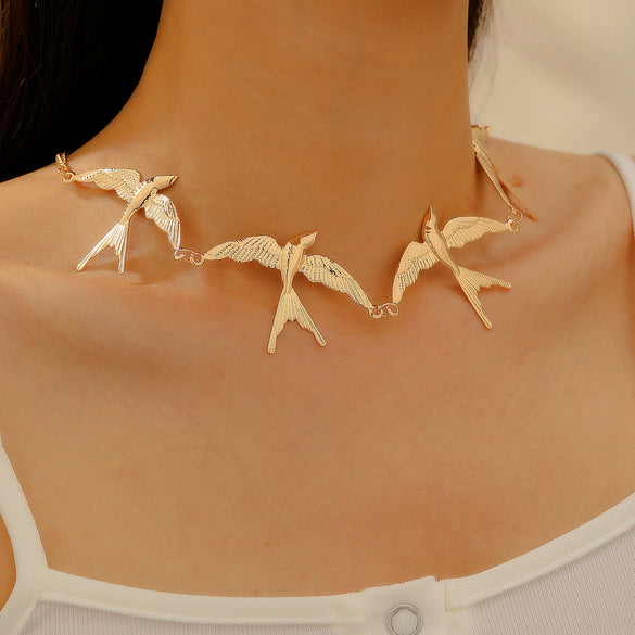Wholesale Jewelry Alloy Animal Zodiac Design Electroplated Necklace For Women