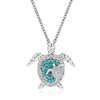 Wholesale Jewelry Alloy Animal Zodiac Turtle Pendant Necklace With Electroplating