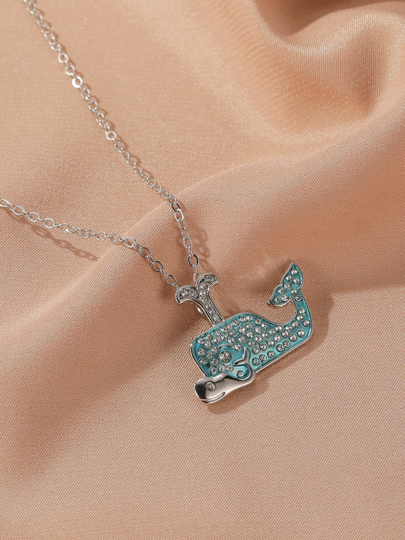 Wholesale Jewelry Alloy Animal Zodiac Turtle Pendant Necklace With Electroplating