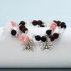 Wholesale Jewelry Alloy Beaded Elastic Bracelet With Spider Pendant Geometric Animal Pattern Electroplated For Women