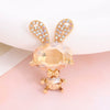 Wholesale Jewelry Alloy Bunny Pattern Electroplating Diy Accessories Mobile Phone Case Sticker