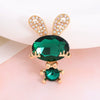 Wholesale Jewelry Alloy Bunny Pattern Electroplating Diy Accessories Mobile Phone Case Sticker