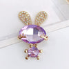 Wholesale Jewelry Alloy Bunny Pattern Electroplating Diy Accessories Mobile Phone Case Sticker