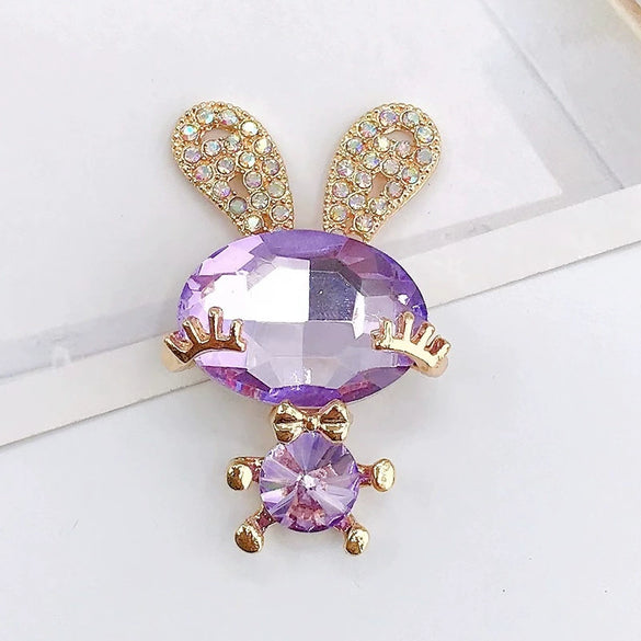 Wholesale Jewelry Alloy Bunny Pattern Electroplating Diy Accessories Mobile Phone Case Sticker