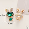 Wholesale Jewelry Alloy Bunny Pattern Electroplating Diy Accessories Mobile Phone Case Sticker