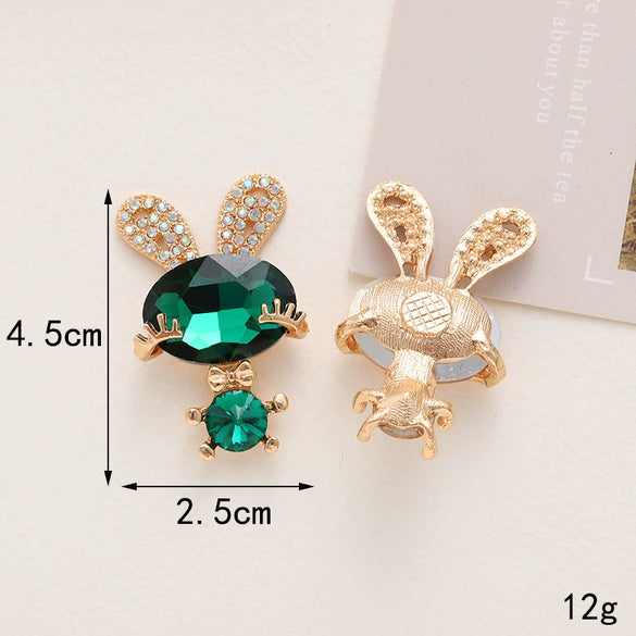 Wholesale Jewelry Alloy Bunny Pattern Electroplating Diy Accessories Mobile Phone Case Sticker