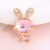 Wholesale Jewelry Alloy Bunny Pattern Electroplating Diy Accessories Mobile Phone Case Sticker