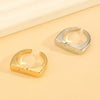 Wholesale Jewelry Alloy Face Micro Expression Adjustable Ring Electroplated Unisex Couple Ring