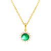 Wholesale Jewelry Alloy Flower Pendant Electroplated Retro Style