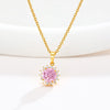 Wholesale Jewelry Alloy Flower Pendant Electroplated Retro Style