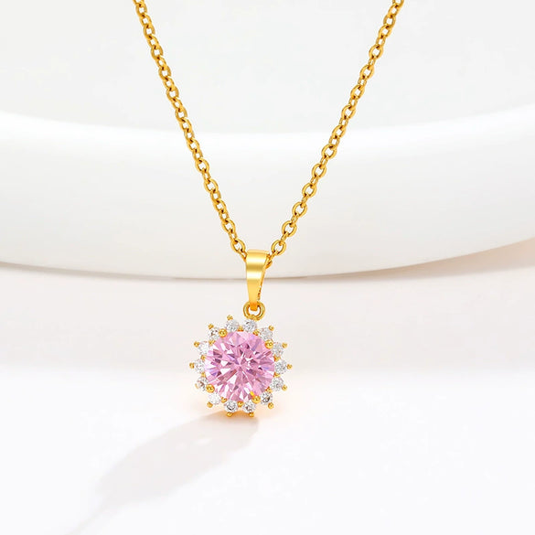 Wholesale Jewelry Alloy Flower Pendant Electroplated Retro Style