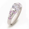 Wholesale Jewelry Alloy Geometric Butterfly Inlaid Zircon Electroplated Women's Ring