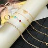 Wholesale Jewelry Alloy Geometric Butterfly Multilayer Anklet Suit For Women