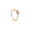 Wholesale Jewelry Alloy Geometric Diamond Twist Rope Ring For Women