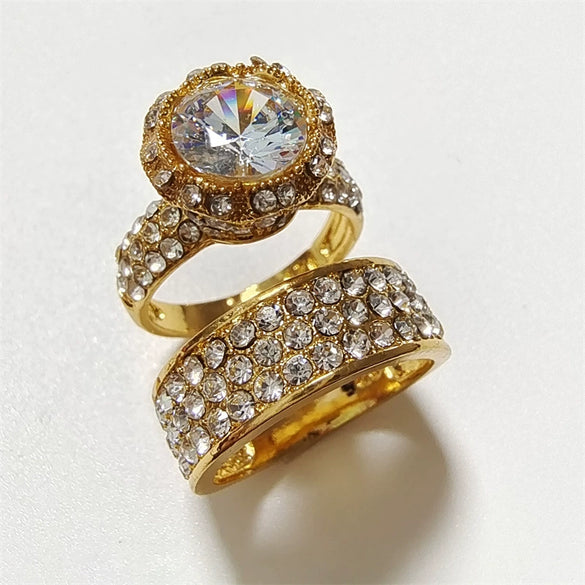 Wholesale Jewelry Alloy Geometric Electroplating Ring For Women