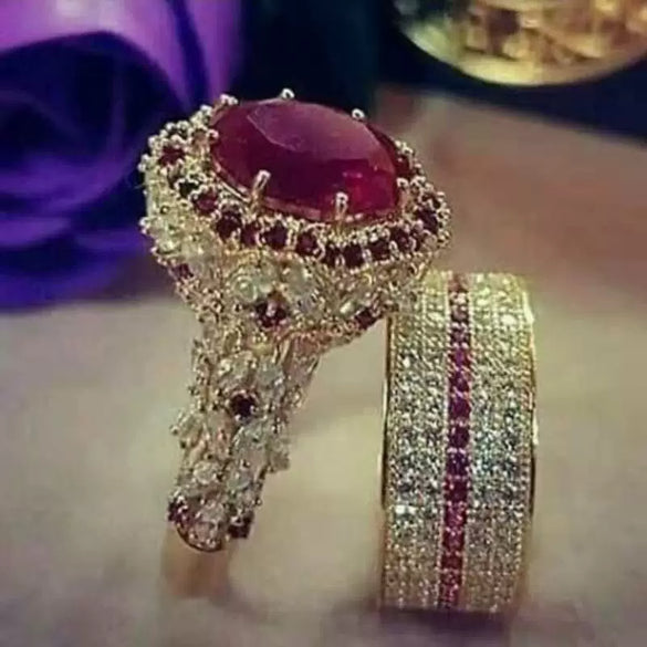 Wholesale Jewelry Alloy Geometric Electroplating Ring For Women