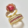 Wholesale Jewelry Alloy Geometric Electroplating Ring For Women