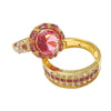 Wholesale Jewelry Alloy Geometric Electroplating Ring For Women