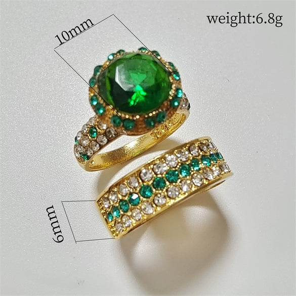 Wholesale Jewelry Alloy Geometric Electroplating Ring For Women