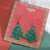 Wholesale Jewelry Alloy Geometric Elk Snowflake Cartoon Earrings Electroplated For Women