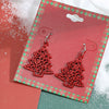 Wholesale Jewelry Alloy Geometric Elk Snowflake Cartoon Earrings Electroplated For Women