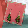 Wholesale Jewelry Alloy Geometric Elk Snowflake Cartoon Earrings Electroplated For Women