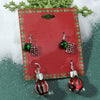 Wholesale Jewelry Alloy Geometric Elk Snowflake Cartoon Earrings Electroplated For Women