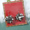 Wholesale Jewelry Alloy Geometric Elk Snowflake Cartoon Earrings Electroplated For Women