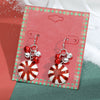 Wholesale Jewelry Alloy Geometric Elk Snowflake Cartoon Earrings Electroplated For Women
