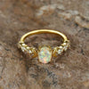 Wholesale Jewelry Alloy Geometric Fashion Ring Electroplating