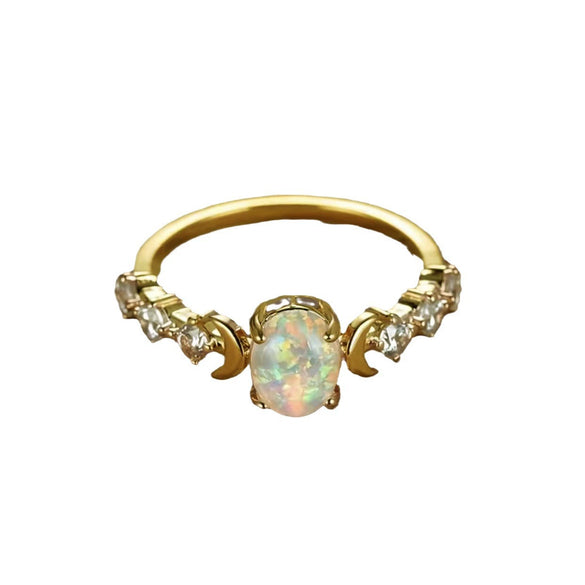 Wholesale Jewelry Alloy Geometric Fashion Ring Electroplating
