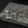 Wholesale Jewelry Alloy Geometric Hip Hop Style Ring Men's Electroplating