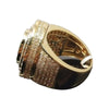 Wholesale Jewelry Alloy Geometric Hiphop Style Electroplated Ring For Men And Women