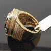 Wholesale Jewelry Alloy Geometric Hiphop Style Electroplated Ring For Men And Women